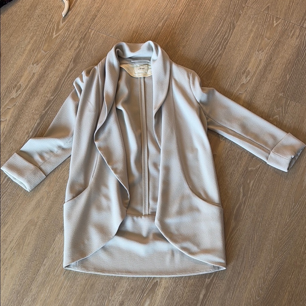 Wilfred Gray Blazer with Shawl Collar
